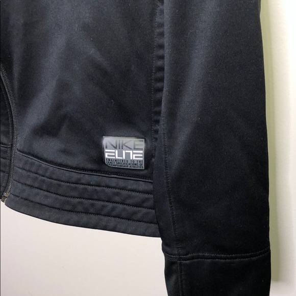 Nike Black Full Zip Up Jacket Hoodie - Picture 3 of 7